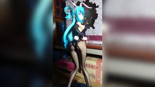 Aqua Ver.Bunny Figure Hot pose Cumshot