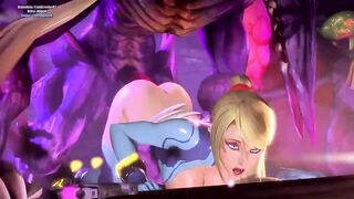 Samus takes a Ridley Dick