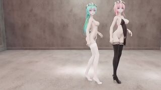 MMD Luka and miku - Chocolate Cream