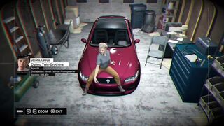 Watch Dogs - Sexy Lady taking selfie on car