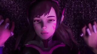 Overwatch - D.Va Sex night (creator: MKLR)