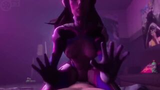 Overwatch - D.Va Sex night (creator: MKLR)