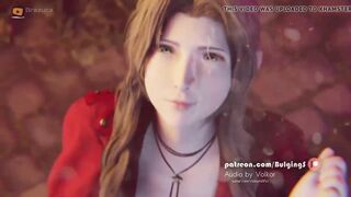 AERITH GETS HUGE FACIAL CUMSHOT!