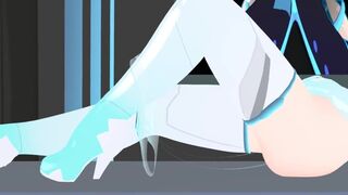 Miku sucking endlessly animation