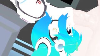 Miku sucking endlessly animation