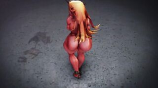 r18 mmd touhou  muscle Yuugi  ikkitousen