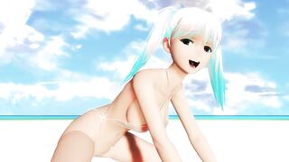 Mmd beach babe ( Created by Saida ) at Iwara