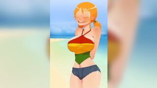 One piece nami strong world