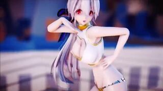 MMD dance  Lamb -TDA Yakune Haku  Vocaloid - YOWANE HAKU