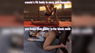 Blacked waifu - Cassie cage is only for BBC