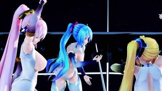 MMD Hibikase (Miku, Luka, Gumi, Neru)