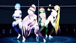 MMD Hibikase (Miku, Luka, Gumi, Neru)