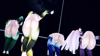 MMD Hibikase (Miku, Luka, Gumi, Neru)