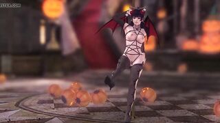 Hot and Sexy Nyotengu Dancing and showing tits for you!