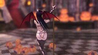 Hot and Sexy Nyotengu Dancing and showing tits for you!