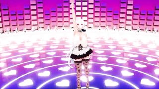 MMD R-18 Voluptuous Haku strip dance