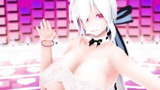 MMD R-18 Voluptuous Haku strip dance