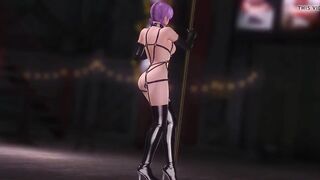 Ayane in Harness Straps - Dancing Sexy for You!