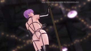 Ayane in Harness Straps - Dancing Sexy for You!