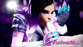 Overwatch Animated Sweet Sombra Gets Nice Pounding Behind