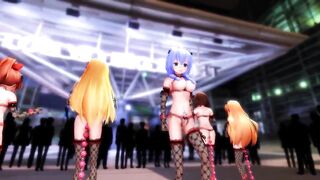 MMD Girls dance 2