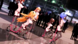 MMD Girls dance 2