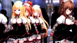 MMD Girls dance 2