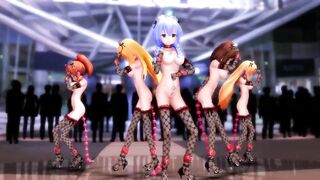 MMD Girls dance 2