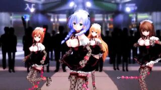 MMD Girls dance 2