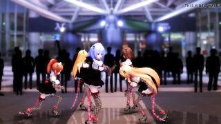 MMD Girls dance 2