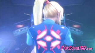 Samus with Big Natural Boobs - 3D Sex Compilation