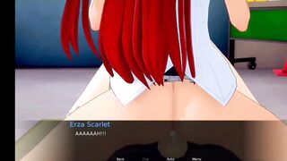 Fairy tail erza scarlet with mirajane strauss lesbian fun