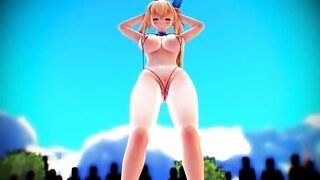 MMD Destination Calabria-Mirai Akari, No Censorship