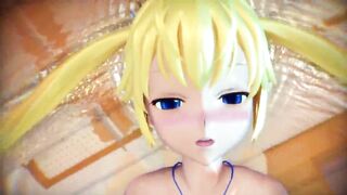 MMD - Pussy on face (mizugi)