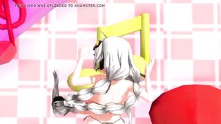 MMD  Akari & Yukari hot dance