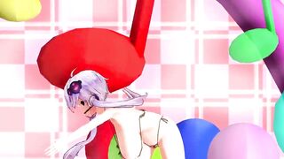 MMD  Akari & Yukari hot dance