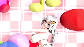 MMD  Akari & Yukari hot dance