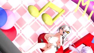 MMD  Akari & Yukari hot dance