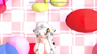 MMD  Akari & Yukari hot dance