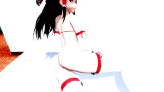 touhou reimu sexy dance