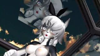 MMD furry girls