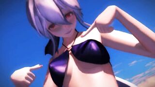 MMD Haku invisible&openpussy