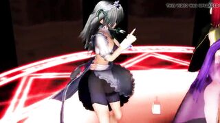 MMD demon girl