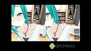 MMD ANDROID GAME miki kiss VR