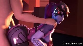 Overwatch Widowmaker Gets Fucked