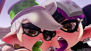 Squid Sisters Blowjob