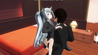 3D HENTAI Stepsister Invited a Classmate to have Sex