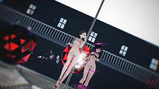 MMD R18 Mitsu and Kaat - Good Night Kiss 1100