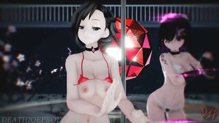 MMD R18 Mitsu and Kaat - Good Night Kiss 1100