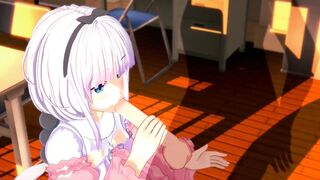 Maid Dragon - Legal Kanna 3D Hentai